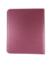 Portafolio de Piel Sintética Premium A4 con Logotipo Dorado Grabado Personalizado, Maletín de Viaje para Negocios, Carpeta para Contratos de Seguro