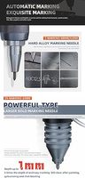 Máquina de Grabado y Marcado de Metales 150*80mm HRC60 de Micro Impacto para Marcado de Fecha y Símbolos en Chasis de Vehículos