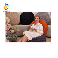 Coussins de sol pliables Innermor Boho modernes marocains géométriques brodés 100% coton avec fermeture éclair pour la maison, l'hôtel, le bureau, l'hôpital