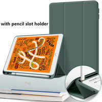 Étui en silicone souple avec porte-crayons pour tablette intelligente iPad 9.7 2017 2018 5e 6e génération 9.7 pouces