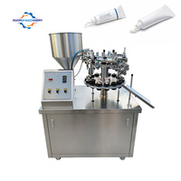Viscosity Ready Shoe Polish Hair Dye Skin Ointment Pigment Metal Tube Semi Automatic Single Station Tube Filling Sealing Machine