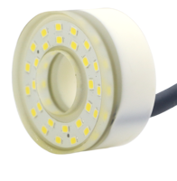 Lumière LED RGB étanche 12V remplie de résine pour fontaine, lampe de buse subaquatique colorée 9W et 18W, indice de protection IP68