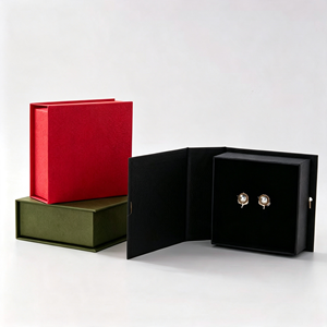Square Flip-Top Jewelry Packaging Box with Customizable Logo-Gift Box for Bracelets <b>Rings</b> & Small Jewelry <b>Storage</b> - Product Image 6