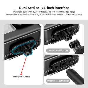 Étui en aluminium SHOOT pour <span class=keywords><strong>Gopro</strong></span> <span class=keywords><strong>Hero</strong></span> <span class=keywords><strong>9</strong></span>/10/11/12/13, étanche jusqu'à 60 m, étui <span class=keywords><strong>de</strong></span> <span class=keywords><strong>protection</strong></span> pour <span class=keywords><strong>Gopro</strong></span> <span class=keywords><strong>Hero</strong></span> <span class=keywords><strong>9</strong></span>/10/11/12/13 - Product Image 4