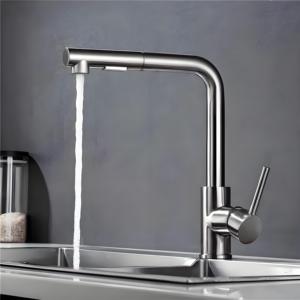 <span class=keywords><strong>Robinet</strong></span> de cuisine extractible avec douchette, finition or et nickel brossé - Product Image 6