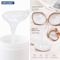 Gel de silicone LSR de qualité médicale pour lingerie, coussinets de soutien-gorge invisibles et cache-tétons, adhérence élevée, toucher doux, silicone liquide transparent