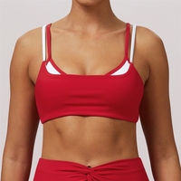 Soutien-gorge de sport transfrontalier avec coussinets et bretelles pour la course, le Pilates et le fitness