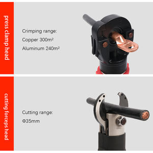 用于CU/AI电缆的32C/300切割压接2合1电池电动液压工具 - Product Image 2