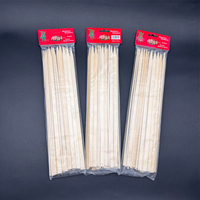Brochettes plates jetables en bambou durables et écologiques de haute qualité 20/25/30/35 cm pour la cuisson en extérieur – Bio et sur mesure