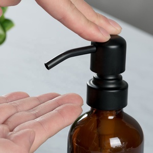Botella de Jabón de Vidrio Ámbar de 100 ml del Fabricante, Botella para Jabón Líquido para Manos, Aceite y Loción - Product Image 5