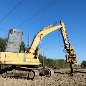 KS60 굴삭기 장착 Vibro 해머 사이드 그립 파일 드라이버 시트 파일 해머 유압 파일 드릴링 머신 - Product Image 2