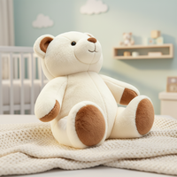 Ours en peluche de haute qualité fabriqué en usine depuis 20 ans, rembourrage en coton PP, matériau polyester, cadeaux promotionnels d'entreprise pour anniversaires