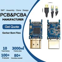 Service de fabrication de circuits imprimés (PCBA) pour charge rapide Type-C, câbles de données rapides, connecteurs intelligents, protection des circuits, certifié FCC/CE, conception personnalisée