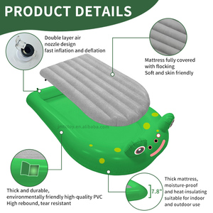 Camas divertidas y coloridas con forma de animal para niños, colchones de aire para niños, cama inflable ecológica para niños - Product Image 3