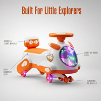 Voiture Électrique Balançoire pour Enfants, Vente Directe Usine, avec Lumières LED, Jouet à Bascule en Plastique Durable pour Garçons et Filles