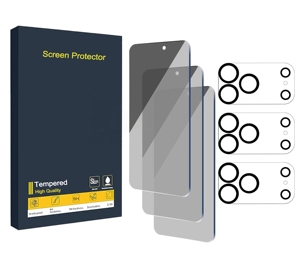 Protection d'écran en verre <span class=keywords><strong>de</strong></span> confidentialité anti-espion 9H <span class=keywords><strong>de</strong></span> qualité supérieure 0,33 mm, lot <span class=keywords><strong>de</strong></span> 3, avec outil d'installation pour <span class=keywords><strong>iPhone</strong></span> 17 Air Pro Max - Product Image 1