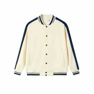 Autumn Winter Baseball Jacket Color Blocking Cotton Workwear Leisure Wear - Product Image 3