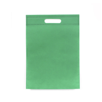 Sac à provisions en tissu non tissé de couleur unie à bouche plate écologique imprimé avec logo personnalisé pour l'extérieur