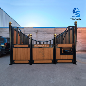 2026 Più Venduto Sistema di Alloggiamento per Cavalli Europeo con Box Frontale a Porta Girevole e Pannelli Metallici Durevoli per Fattorie e Maneggi - Product Image 4