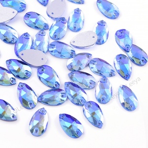 Oleeya Sew on Stones Loose Rhinestone Appliques <b>Drop</b> Crystal AB Rhinestones for Garments - Product Image 6