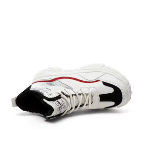 2026 Lace-up Tassel Boot High <b>Top</b> Elevated Winter Shoes Versatile Plush Design Warmth Shock Absorption Waterproof Student - Product Image 4