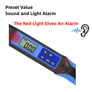 Llave dinamométrica Digital de ángulo de 200N. M, par preestablecido, probador ajustable de alta precisión, transmisión de datos por cable - Product Image 4