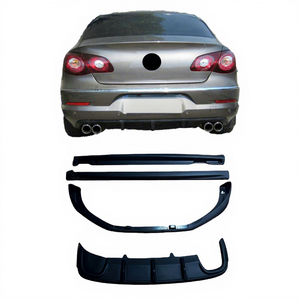 Gonna laterale con labbro anteriore SKOUIO-W5 Kit corpo diffusore posteriore per <span class=keywords><strong>Volkswagen</strong></span> <span class=keywords><strong>CC</strong></span> 2011-2012 - Product Image 1