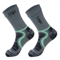 Chaussettes de sport haute performance légères, respirantes et écologiques en laine/nylon pour la randonnée, conception imperméable
