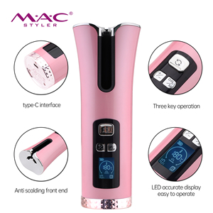 Yiwu Factory Wholesale Best <strong>Cordless</strong> Electric Curling Iron Magic <strong>Cordless</strong> <strong>Automatic</strong> Curling Hair <strong>Curlers</strong> Roll Mini Hair <strong>Curler</strong> - Product Image 2