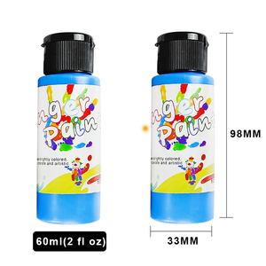 KHY no tóxico ECO Friendly DIY Finger Art Paint Finger Painting Coloring Sets Graffiti Funny Finger Painting Kit - Product Image 4