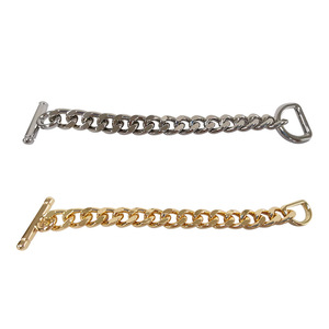 Cadena de extensión para joyería, eslabones metálicos chapados en oro, plata y negro, para mochilas, accesorios de bricolaje, longitud no estándar, personalizable - Product Image 5
