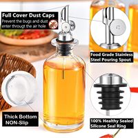 Lot de 2 becs verseurs automatiques pour spiritueux, en acier inoxydable argenté, pour vin, sirop, huile d'olive, accessoires pour bar à domicile