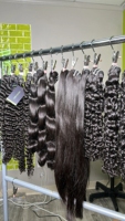 Vente en Gros 10A Cheveux Brésiliens Vierges Bruts Non Transformés, Mèches d'Extensions de Cheveux Humains en Vrac, Fournisseurs de Cheveux Brésiliens Vierges Mink