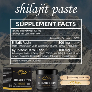 Pommade de Shilajit Naturel de l'Himalaya 50g, Pâte de Shilajit, Complément Alimentaire, Meilleure Vente à l'Exportation Transfrontalière - Product Image 4