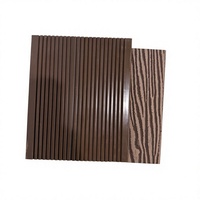 Modern Matte Anti-Slip WPC Plastic Decking with 3D Wood Grain Texture Interlocking Waterproof Eco-Friendly Outdoor Flooring