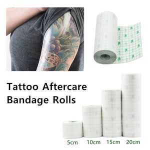 Fournitures de tatouage en gros, 10cm x 1000cm, Film de réparation de tatouage, <span class=keywords><strong>Derm</strong></span>, rouleau imperméable de tatouage, Bandage de soins de rechange - Product Image 6
