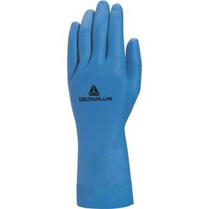 DELTA PLUS - VE440BL08 Gant bleu en latex naturel sur doublure en coton (multi-pack) -GANTS EAN 3295249046842 - Product Image 1