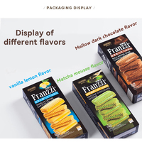 Galletas de Fariz con sabor a frutas mixtas y chocolate, aperitivos exóticos saludables y deliciosos