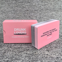 Cartes de jeu de table interactives pour couples, personnalisables avec impression de texte, 50 cartes, écologiques, pour les loisirs et le divertissement