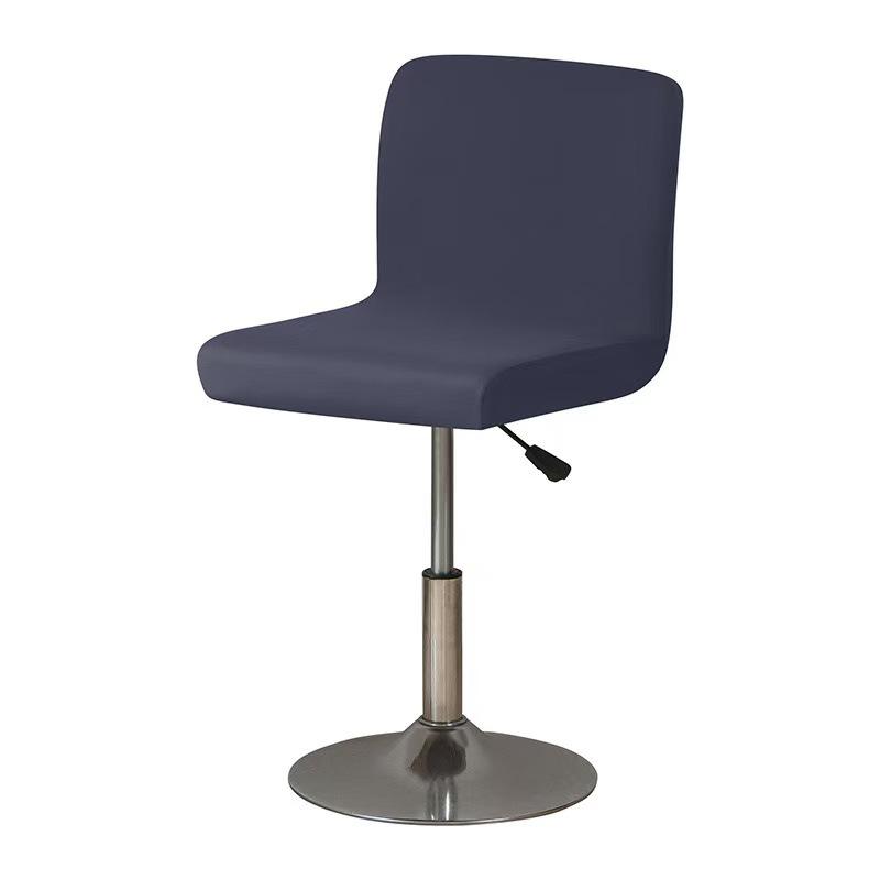 Dossier de chaise à dossier bas bleu marine, pas plus de 45 cm