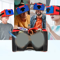 Kacamata Headset Gaming VR 3D untuk Nintendo Switch OLED Kacamata Headband Realitas Virtual