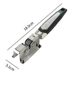 Aiguiseur de couteaux de cuisine manuel Beeman avec poignée ergonomique, lames en acier inoxydable, écologique et compatible lave-vaisselle - Product Image 6