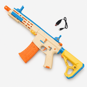 Pistola de Dardos Automática M416, Divertida, Eléctrica, Funciona con Batería, Balas Suaves Hechas de Nailon Resistente - Product Image 1