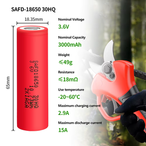 Batería <span class=keywords><strong>de</strong></span> Iones <span class=keywords><strong>de</strong></span> Litio Cilíndrica 18650 <span class=keywords><strong>de</strong></span> 3000 mAh, 3.6 V, 15 A, Precio Competitivo, para Producción en Masa <span class=keywords><strong>de</strong></span> Electrónica <span class=keywords><strong>de</strong></span> Consumo - Product Image 4