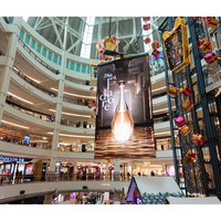 Pantalla LED Transparente de Alta Luminosidad P3.91-P7.8 con Panel de Aluminio para Publicidad Comercial, Interior/Exterior, OEM