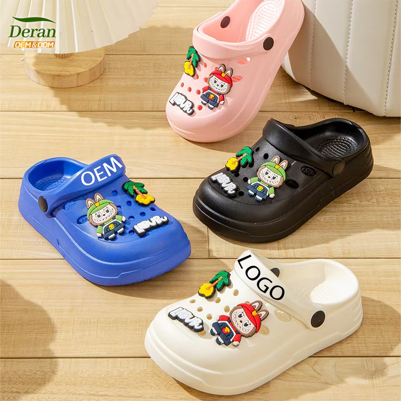 DERAN OEM New Kids Clogs Cartoon