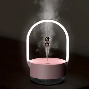 Produttori diretti home office dormitorio sfera di aspirazione magnetica umidificatore portatile mist spray USB night light aroma umidificatore