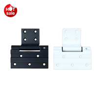 Charnière de porte à ressort pivotante à coin rond, réglable, facile à installer et durable, pour quincaillerie de fenêtre, fabriquée par un professionnel