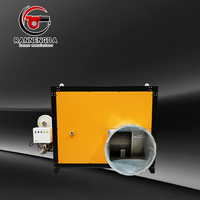 Brûleur à gaz BJ200 avec chambre de combustion 232KW, brûleur à gaz industriel proportionnel pour four à air chaud