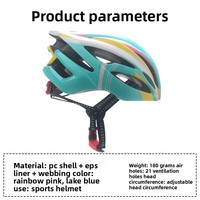 Casque de vélo pour enfants en gros, casque de cyclisme pour enfant, coque PC EPS, 22 aérations, 180g, réglage arrière à molette
